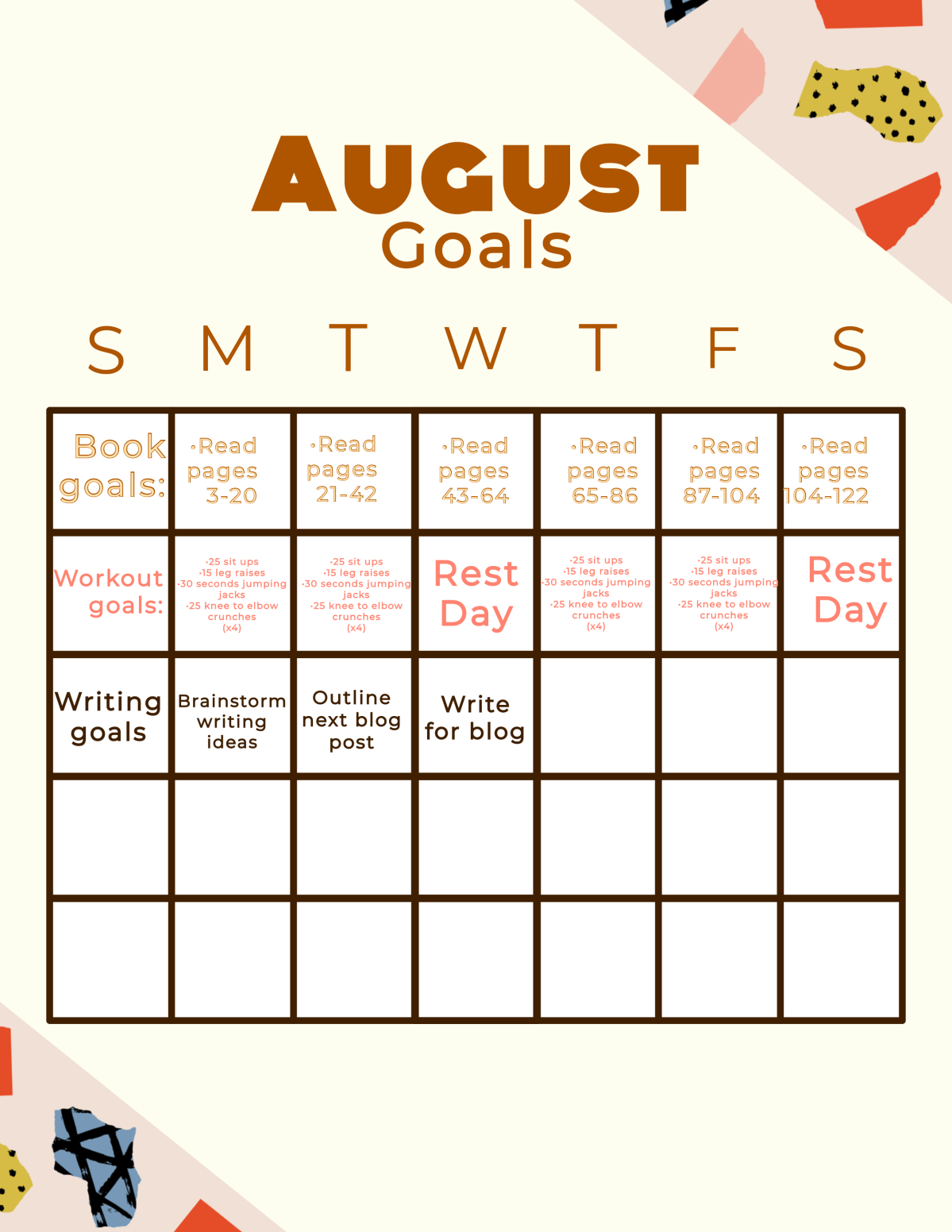 How-to: Finding Time For Me; creating realistic&nbsp;goals.